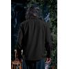 imageMens Medieval Lace Up Pirate Mercenary Scottish Wide Cuff Shirt Costume Renaissance Viking Top01 Black