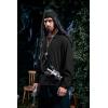 imageMens Medieval Lace Up Pirate Mercenary Scottish Wide Cuff Shirt Costume Renaissance Viking Top01 Black