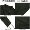 imageMens Medieval Lace Up Pirate Mercenary Scottish Wide Cuff Shirt Costume Renaissance Viking Top01 Brown