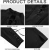 imageMens Medieval Pirate Shirt Steampunk Retro Renaissance Viking Long Sleeve Lace Up Mercenary Halloween Scottish TopsBlack