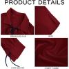imageMens Medieval Pirate Shirt Viking Renaissance Lace up Mercenary Halloween Scottish Jacobite Ghillie Tops01 Red
