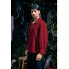 imageMens Medieval Pirate Shirt Viking Renaissance Lace up Mercenary Halloween Scottish Jacobite Ghillie Tops01 Red