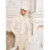 imageMens Steampunk Medieval Jacket Pirate Viking Renaissance Costume Formal Tailcoat Gothic Victorian Halloween Tuxedo CoatsBeige