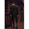 imageMens Steampunk Medieval Jacket Pirate Viking Renaissance Costume Formal Tailcoat Gothic Victorian Halloween Tuxedo CoatsZblack