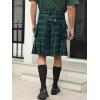 imageMens Utility Kilt Pin Scottish Tartan Apparel Black ampamp Irish Hybrid Royal Stewart Pockets Kilts01 Green