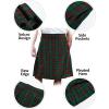 imageMens Utility Kilt Pin Scottish Tartan Apparel Black ampamp Irish Hybrid Royal Stewart Pockets Kilts02 Green