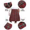 imageMens Utility Kilt Pin Scottish Tartan Apparel Black ampamp Irish Hybrid Royal Stewart Pockets Kilts02 Red