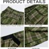imageMens Utility Kilt Pin Scottish Tartan Apparel Black ampamp Irish Hybrid Royal Stewart Pockets Kilts03 Army Green