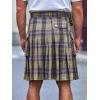 imageMens Utility Kilt Pin Scottish Tartan Apparel Black ampamp Irish Hybrid Royal Stewart Pockets Kilts03 Purple