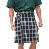 imageMens Utility Kilt Pin Scottish Tartan Apparel Black ampamp Irish Hybrid Royal Stewart Pockets Kilts01 Gray