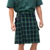 imageMens Utility Kilt Pin Scottish Tartan Apparel Black ampamp Irish Hybrid Royal Stewart Pockets Kilts01 Green