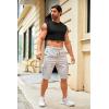 imageMens Workout Cropped Tank Top Plain Vest Lightweight Basic Sleeveless Crop Tops Hot ShirtsBlack