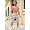 imageMens Workout Cropped Tank Top Plain Vest Lightweight Basic Sleeveless Crop Tops Hot ShirtsPink