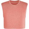 imageMens Workout Cropped Tank Top Plain Vest Lightweight Basic Sleeveless Crop Tops Hot ShirtsPink