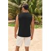 imageMens Workout Cut Off Shirts Perfect Muscle Shirt Bodybuilding Tak Tops Sleeveless Gym T ShirtsBlack