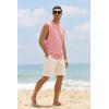 imageMens Workout Cut Off Shirts Perfect Muscle Shirt Bodybuilding Tak Tops Sleeveless Gym T ShirtsPink