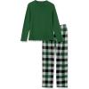 imageRuncati Mens 2 Piece Pajama Set Plaid Sleepwear PJ Relaxed Fit Stretch Lounge Nightwear SetsGreen