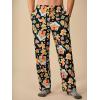imageRuncati Mens Christmas Pajama Pants Fleece PJ Lounge Pants Holiday Party SleepwearYellow