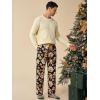 imageRuncati Mens Christmas Pajama Pants Fleece PJ Lounge Pants Holiday Party SleepwearYellow