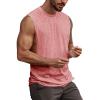 imageMens Workout Cut Off Shirts Perfect Muscle Shirt Bodybuilding Tak Tops Sleeveless Gym T ShirtsPink