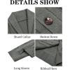 imageRuncati Mens Cardigan Sweater Cable Knit Button Down Shawl Collar Casual Long Sleeve Fall Winter SweatersGrey