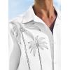 imageRuncati Mens Hawaiian Shirt Short Sleeve Button Down Summer Beach Vacation Cotton Linen ShirtsWhite