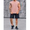 imageRuncati Mens Workout Tank Top Sleeveless Shirt Quick Dry Muscle Gym Bodybuilding Fitness Training T ShirtsPink