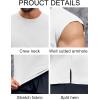 imageRuncati Mens Workout Tank Top Sleeveless Shirt Quick Dry Muscle Gym Bodybuilding Fitness Training T ShirtsWhite