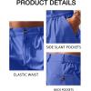 imageRuncati Mens Golf Shorts Flat Front Chino Casual Cotton Dress Work Shorts for MenBlue