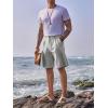imageRuncati Mens Golf Shorts Flat Front Chino Casual Cotton Dress Work Shorts for MenGrey