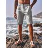 imageRuncati Mens Golf Shorts Flat Front Chino Casual Cotton Dress Work Shorts for MenGrey