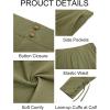 imageRuncati Mens Medieval Ankle Pants Renaissance Viking Pirate Pants Lace Up Cotton Tapered Halloween Costume TrousersArmy Green