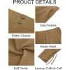 imageRuncati Mens Medieval Ankle Pants Renaissance Viking Pirate Pants Lace Up Cotton Tapered Halloween Costume TrousersBrown