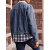 imageRuncati Mens Sherpa Fleece Lined Denim Jacket Casual Winter Warm Button Down Trucker Jacket Coat with Pocket