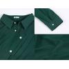 imageMens Button Up Shirts Long Sleeve Linen Beach Casual Cotton Summer Lightweight Tops1 Green