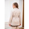 imageRuncati Baby Kids Boys Girls Classic Wool Blend Coat Winter Double Breasted Trench Coat Outwear Pea Coat Jacket with BeltBeige