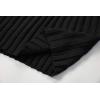 imageMens Sweaters Turtleneck Cable Knitted Pullover Long Sleeve Slim Fit Chunky Casual Fall Winter Warm CardigansBlack