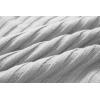 imageMens Sweaters Turtleneck Cable Knitted Pullover Long Sleeve Slim Fit Chunky Casual Fall Winter Warm CardigansWhite