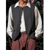 imageRuncati Mens Colonial Vest Renaissance Medieval Viking Costume Gothic Steampunk Halloween Retro WaistcoatGrey