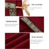 imageRuncati Mens Renaissance Shawl Half Shoulder Cape Medieval Samurai Cloak LARP Warrior Ren Faire Halloween CostumeBurgundy