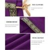 imageRuncati Mens Renaissance Shawl Half Shoulder Cape Medieval Samurai Cloak LARP Warrior Ren Faire Halloween CostumePurple