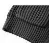 imageRuncati Mens Shawl Collar Cardigan Sweaters Button Down Open Front Knitwear Cable Knitted Ribbed Jackets OutwearDark Grey