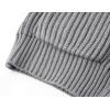 imageRuncati Mens Shawl Collar Cardigan Sweaters Button Down Open Front Knitwear Cable Knitted Ribbed Jackets OutwearGray