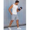 imageRuncati Mens Athletic Compression Shirts Sleeveless Workout Tank Top Slimming Body Shaper Vest Sports Base Layer UndershirtWhite