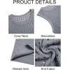 imageRuncati Mens Knit Sleeveless Tank Tops Casual Hollow Out T Shirts Beach Summer See Through TopsGrey