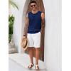 imageRuncati Mens Knit Sleeveless Tank Tops Casual Hollow Out T Shirts Beach Summer See Through TopsNavy Blue
