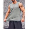 imageRuncati Mens Sleeveless Workout Tank Tops Athletic Muscle Gym T Shirts with PocketsGrey