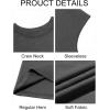 imageRuncati Mens Workout Tank Tops Sleeveless Muscle Cut Off Shirt Athletic Gym T ShirtsDark Gray