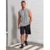 imageRuncati Mens Workout Tank Tops Sleeveless Muscle Cut Off Shirt Athletic Gym T ShirtsLight Gray