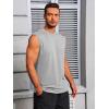 imageRuncati Mens Workout Tank Tops Sleeveless Muscle Cut Off Shirt Athletic Gym T ShirtsLight Gray